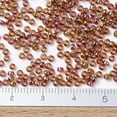 thumbnail image 4 of 10 g MIYUKI Round Rocailles Beads Japanese Seed Beads 11/0 (RR257) Transparent Topaz AB 11/0 2x1.3mm Hole: 0.8mm about 1111pcs/10g, 4 of 5