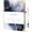 Navy Marble Style, variant on 2026-2027 Academic Year Planner, Hardcover, Weekly and Monthly Plans, July 2026 to June 2027, 8.5 inches x 11 inches, Daily Schedule with Labels, Essential for University Students and Faculty