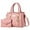 Pink, variant on STYLAGO Women Handbags Set Top Handle Satchel Tote Shoulder Work Bag Ladies Purses with Wallet 2PCS