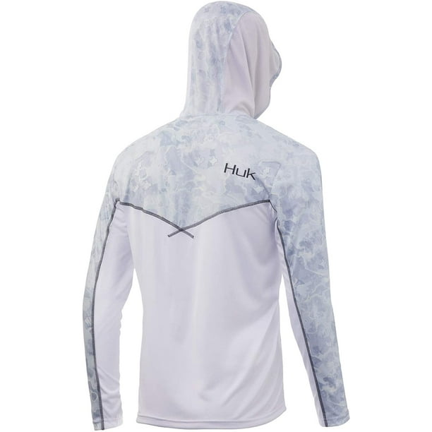 HUK Mens Icon X Camo Hoodie Long-Sleeve Performance Shirt with UPF 30 Sun  Protection 