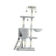 thumbnail image 5 of para gatos, postes rascadores, casa para gatos, muebles de juguete, rascador de madera para gatos, para gatos de interior, gatos Gris claro, 5 of 9