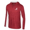 thumbnail image 2 of Men's Colosseum Crimson Alabama Crimson Tide Always Sunny Quarter-Zip Hoodie, 2 of 3