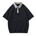thumbnail image 4 of RMGVDSD Mens Golf Polo Shirts Casual Loose Fit Collared Short Sleeve T Shirt For Spring Summer Polo Shirts For Men Classic Fit Shirt Daily Commuting Shirts, 4 of 5