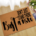 thumbnail image 4 of Don't Just Stand There Bust A Move Doormat Coir Doormat Welcome Coir Doormat Anti-stain Entry Doormat Funny Home Decor Anti-Slip PVC Backing 17.5" x 29.5", 4 of 4