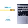 thumbnail image 5 of Monoprice Cat6 Ethernet Patch Cable - 3 Feet - Yellow | Network Internet Cord - RJ45, Stranded, 550Mhz, UTP, Pure Bare Copper Wire, 24AWG, 5 of 6