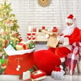 thumbnail image 6 of AUQ Christmas Bags Large Christmas Gift Bags Christmas Drawstring Gift Bags Christmas Velvet Santa Bags 20 X 28 Inch Santa Sack for Xmas Present Toys Holiday Party Supplies (Red), 6 of 7