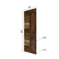thumbnail image 5 of L Series 30in. X 84in. Multi-Color Finished DIY Knotty Pine Wood Sliding Barn Door With Hardware Kit, 5 of 5