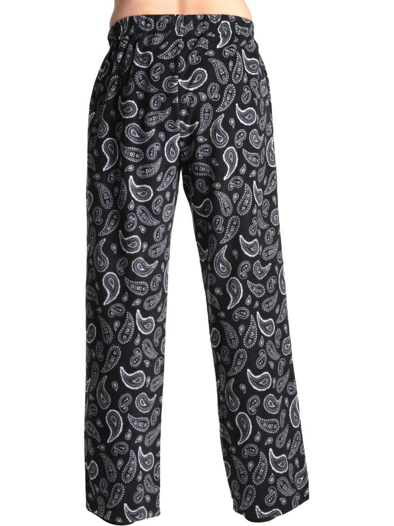 followme Men's Microfleece Pajamas - Paisley Bandana Print Pajama