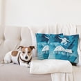 thumbnail image 4 of Ambesonne Adventure Throw Pillow Cover 2 Pack, Ride or Die Sketch, 16", Purple Blue White, 4 of 5