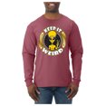 thumbnail image 2 of Wild Bobby Keep It Weird Alien Men Long Sleeve Shirt, 2 of 6