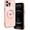 Pink, variant on for iPhone 13 Pro Case Magnetic Version Compatible with MagSafe with Full Camera Lens Protection Reinforced Corners Cute Love Heart Soft TPU Electroplate Edge Bumper Cute Cover for Women, Black