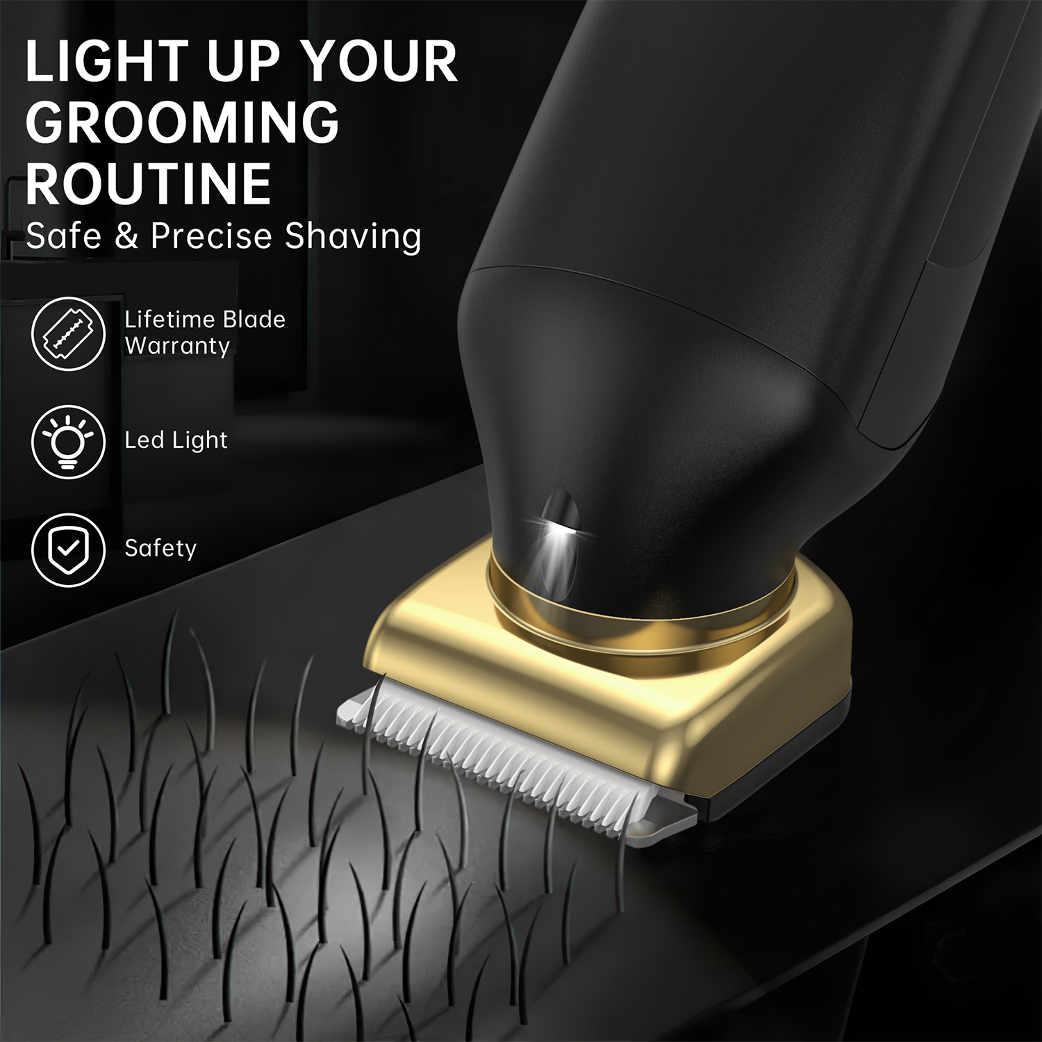 Cshidworld Body Hair Trimmer for Men, IPX7 Waterproof photo 7