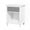 Grey, variant on Kids Nightstand with Drawer & Open Shelf - Solid Color Toddler Bedside Table, Thickened MDF Storage Organizer for Bedroom, Playroom, Nursery