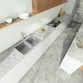 thumbnail image 5 of Sinber 32" Undermount 18 Gauge Double Bowl Satin Finish 304 Stainless Steel Kitchen Sink, 5 of 14