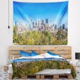 DESIGN ART Designart 'Calgary Skyline with Blue Sky' Cityscape Wall