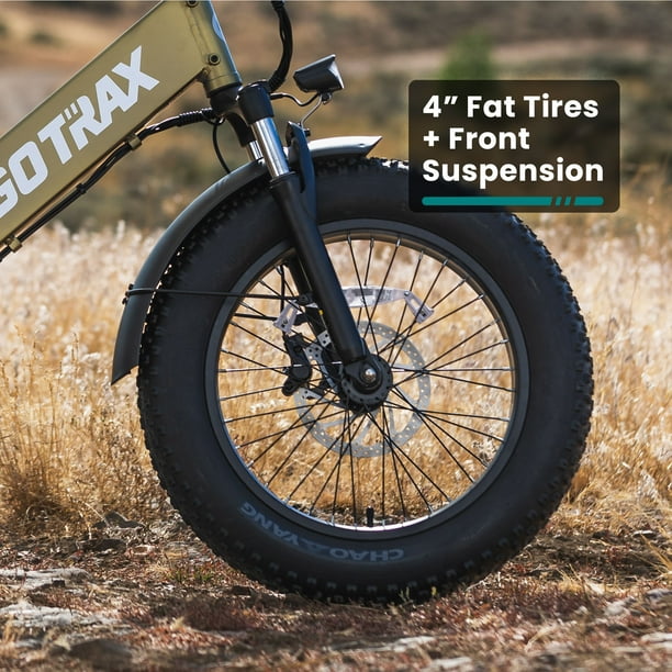 GOTRAX Folding E-Bike for teachers on large school campuses