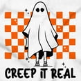 thumbnail image 2 of Halloween Spooky Ghost Creep It Real Men's Graphic T Shirt Tees Brisco Brands S, 2 of 6