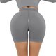 thumbnail image 3 of Gibobby Pantalones De Casuales Para Mujer Mallas deportivas de verano para mujer, pantalones cortos de Fitness sin costuras, mallas de Yoga, pantalones de Yoga de alta elastic(Gris, L), 3 of 5