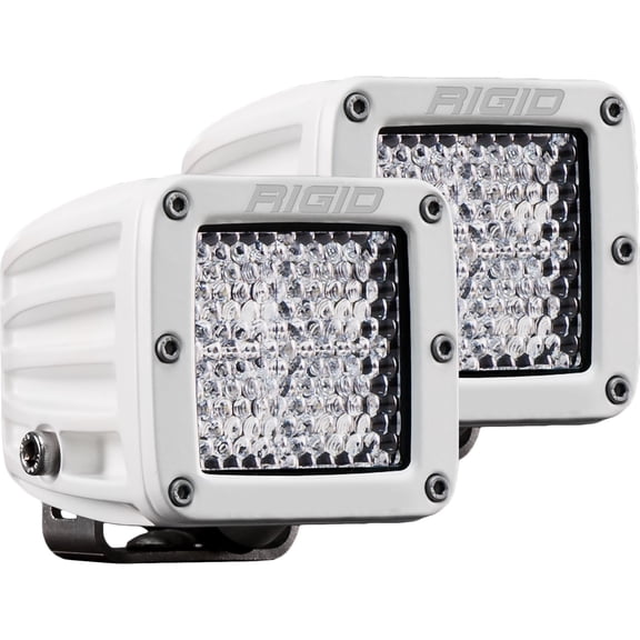 Rigid Industries 602513 Diffused Light, White D-Series Pro, Pair