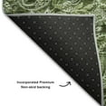 thumbnail image 6 of Dalyn Rugs Premium Machine Washable Mayfield AMF1078 Olive 1'8" x 2'6" Rug, 6 of 6