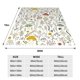 thumbnail image 3 of Fotbe Colorful Mushrooms and Plants Manta de Franela Acolchonada con Estampado, Súper Suave y Esponjosa, Extra Grande para Sofá, Cama, Uso Todo el Año-40"x30", 3 of 7