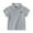 Grey, variant on Child Tees Short Sleeve Lapel Neck Solid Color Button Summer Classic Fit Stretchable Comfortable Handsome Dailywear Casual Party Toddler Boys T Shirts Size 4-5 Years Navy