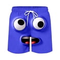 thumbnail image 4 of ibiyuan Mens Funny Swim Trunks Cute 3d Cartoon Face Quickdry Summer Beach Cruise Board Shorts Drawstring Waist Mens Bathing Suit Novelty Beachwear, 4 of 4