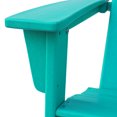 thumbnail image 4 of Robbyn Resin Outdoor Adirondack Chair, Teal, 4 of 7