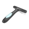 thumbnail image 1 of TABLZONE Pet Dematting Comb Dog Shedding Tool Plastic Blue 1Set, 1 of 8