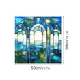 thumbnail image 3 of WMQPNNS New Trending :Static Cling Window Film Colorful Art Stained Glass Window Decal Removable Decorative Sticker 50Cm ×50Cm Christmas Decorations, 3 of 9