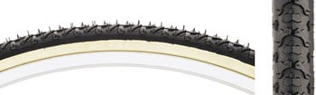 Kenda K161 KrossCyclo Tire 27x1 3/8 Steel Bead Black/Tan