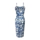 thumbnail image 3 of WILLBEST Vestidos Largos Casuales Para Mujer Nuevo Vestido Floral Dividido Europa Y Estados Unidos Estampado Belleza Ajustado Vestido De Longitud Media, 3 of 3