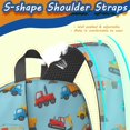 thumbnail image 5 of Excavator and Concrete Mixer Blue 17" School Backpacks for Teens,Waterproof Oxford Fabric,S-Shape Padded Straps for School,Travel,Hiking,Camping, 5 of 6