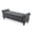 Gray, variant on BRILHAMEZ Storage Bench with Button Tufted Upholstery Storage Ottoman Bench with Armrests for the End of the Bed,Living Room, and Entryway,Khaki
