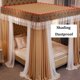 thumbnail image 5 of Bed canopy, dustproof mosquito net, luxurious bed canopy for bedroom decoration, double rod support for easy tallation, 5 of 5