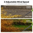 thumbnail image 4 of GASKY 20V 160MPH 135CFM Cordless Leaf Blower with 2 X 2.0 Ah Battery & Charger, 2 Speed Mode Lightweight Battery Powered Leaf Blower for Lawn Care/Patio/Yard/Garden Cleaning & Snow/Dust Blowing, 4 of 13