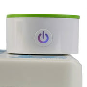 White Mini Smart Wifi Plug Remote Control Socket Power Supply Home Safety white&green