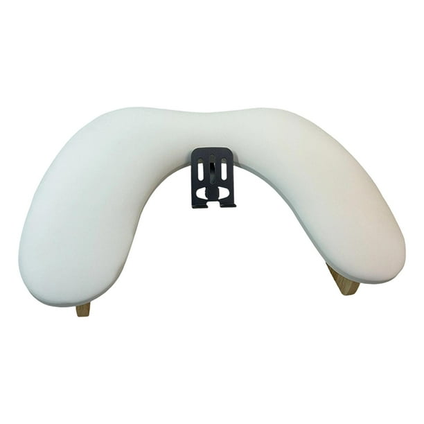 Reposabrazos para manicura, accesorios esenciales para manicura en casa. Blanco