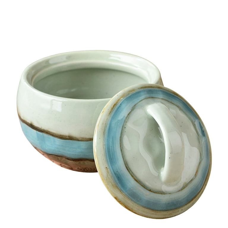 Qeeadeea Onion Soup Bowl With Lid, 12oz Ceramic Small Soup Bowl