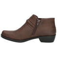 thumbnail image 3 of Easy Street Jalia Women's Ankle Boots Color: Brown Size: 6, 3 of 4