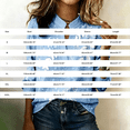 thumbnail image 4 of Sun Protection Clothing Casual Flower Print V Neck Long Sleeve Cuff Button Loose Top Women Trendy Summer, 4 of 4