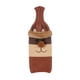 thumbnail image 3 of Muñeco de nieve tejido para decoración navideña, estilo antiguo, ambiente festivo, para bar en casa, restaurante, portátil, tejido de punto, botellas de vidrio, para sala de estar., 3 of 8