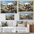 thumbnail image 4 of Designart "Skull magic Remains Pastoral I" Modern Floater Framed Canvas Print, 4 of 7
