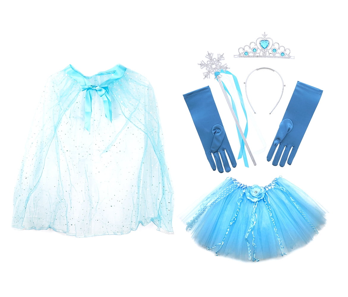 Mozlly Mozlly Purple Princess Twinkle Star Costume Cape Pretend Play Dress Up