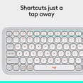 thumbnail image 4 of Logitech POP ICON Keys Wireless Bluetooth Keyboard, Comfortable Typing, Programmable Keys, Easy-Switch Between up to 3 Devices, for Laptop,, 4 of 11