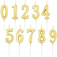 thumbnail image 3 of 10 Pcs Birthday Cake Candles Number 0-9 for Birthday Party Favor, 3 of 3