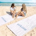 thumbnail image 3 of Personalized Custom Beach Towel - Microfiber Pool Swim Travel Large Soft Customized Name Towel (30"x60"), 3 of 9