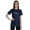 Navy Blue (Silver Glitter), variant on Inkmeso Womens Quote Top Faith Does Not Make Things Easy It Makes Them Possible Graphic Print Tee T-Shirt