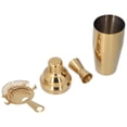 thumbnail image 2 of Qiilu Cocktail Set 750ml Stainless Steel Barware Tool Kit With Strainer Measure Cup Shaker For Bartender Bar,750ml Cocktail Set, 2 of 7