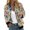 Khaki01, variant on Jacket for Women Lightweight Transition Floral Print Aviator Jacket 2026 Fall Zip Up Jackets College Long Sleeve Windbreaker with Pockets Gray M